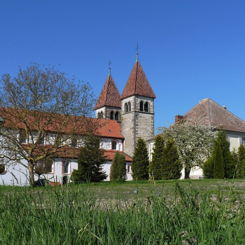 Kerk op eiland Reichenau