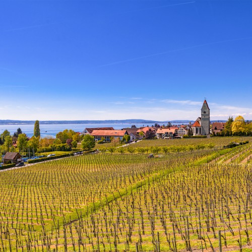 Uitzicht vanaf Meersburg